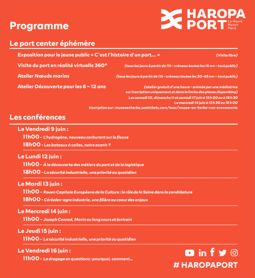 DÃ©couvrez le Programme d'Haropa Port pendant l'Armada