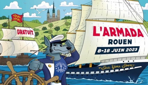 DÃ©couvrez lâ??Affiche ARMADA Rouen 2023